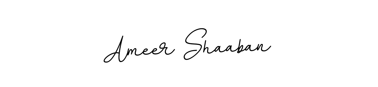 Create a beautiful signature design for name Ameer Shaaban. With this signature (BallpointsItalic-DORy9) fonts, you can make a handwritten signature for free. Ameer Shaaban signature style 11 images and pictures png