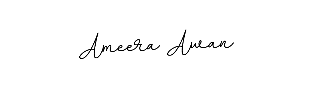 How to Draw Ameera Awan signature style? BallpointsItalic-DORy9 is a latest design signature styles for name Ameera Awan. Ameera Awan signature style 11 images and pictures png
