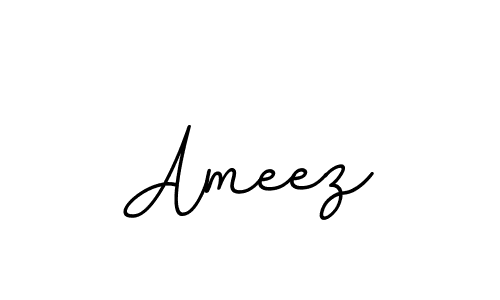 The best way (BallpointsItalic-DORy9) to make a short signature is to pick only two or three words in your name. The name Ameez include a total of six letters. For converting this name. Ameez signature style 11 images and pictures png