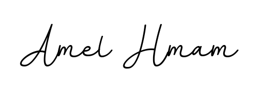 Designed for modern professionals: Amel Hmam name signature crafted with BallpointsItalic-DORy9 script. Ready for digital PDF workflows. Amel Hmam signature style 11 images and pictures png