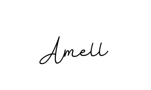Make a beautiful signature design for name Amell. With this signature (BallpointsItalic-DORy9) style, you can create a handwritten signature for free. Amell signature style 11 images and pictures png
