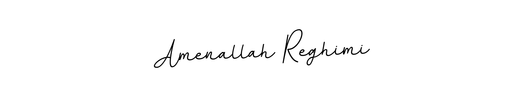 It looks lik you need a new signature style for name Amenallah Reghimi. Design unique handwritten (BallpointsItalic-DORy9) signature with our free signature maker in just a few clicks. Amenallah Reghimi signature style 11 images and pictures png