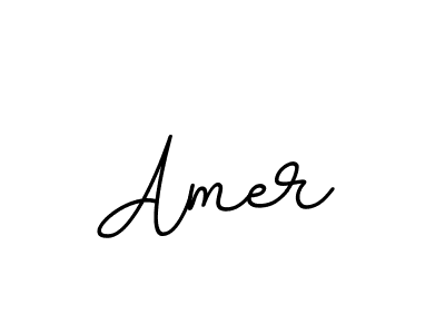 Use a signature maker to create a handwritten signature online. With this signature software, you can design (BallpointsItalic-DORy9) your own signature for name Amer. Amer signature style 11 images and pictures png