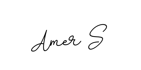 if you are searching for the best signature style for your name Amer S. so please give up your signature search. here we have designed multiple signature styles  using BallpointsItalic-DORy9. Amer S signature style 11 images and pictures png