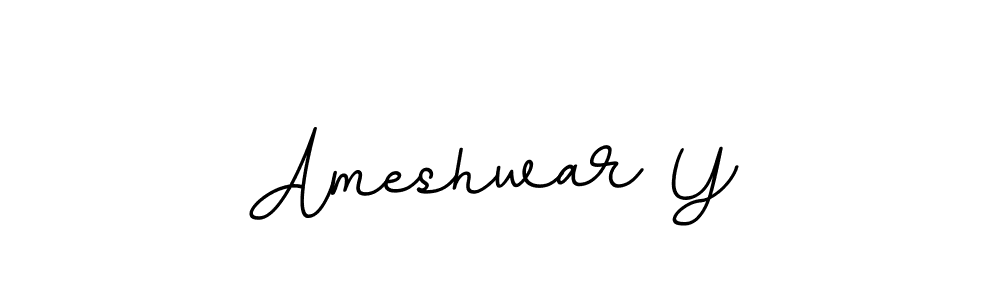 Also we have Ameshwar Y name is the best signature style. Create professional handwritten signature collection using BallpointsItalic-DORy9 autograph style. Ameshwar Y signature style 11 images and pictures png