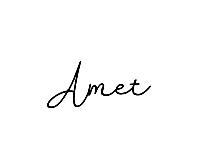 Design your own signature with our free online signature maker. With this signature software, you can create a handwritten (BallpointsItalic-DORy9) signature for name Amet. Amet signature style 11 images and pictures png