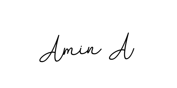 Amin A stylish signature style. Best Handwritten Sign (BallpointsItalic-DORy9) for my name. Handwritten Signature Collection Ideas for my name Amin A. Amin A signature style 11 images and pictures png