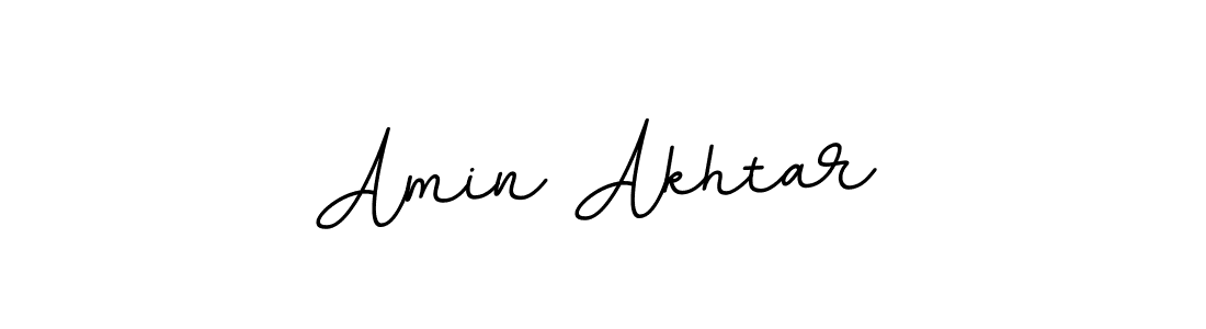 Make a beautiful signature design for name Amin Akhtar. With this signature (BallpointsItalic-DORy9) style, you can create a handwritten signature for free. Amin Akhtar signature style 11 images and pictures png