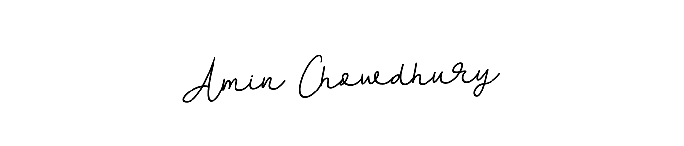 Make a beautiful signature design for name Amin Chowdhury. With this signature (BallpointsItalic-DORy9) style, you can create a handwritten signature for free. Amin Chowdhury signature style 11 images and pictures png