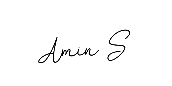 This is the best signature style for the Amin S name. Also you like these signature font (BallpointsItalic-DORy9). Mix name signature. Amin S signature style 11 images and pictures png