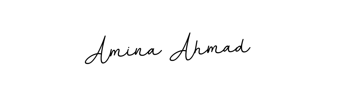 if you are searching for the best signature style for your name Amina Ahmad. so please give up your signature search. here we have designed multiple signature styles  using BallpointsItalic-DORy9. Amina Ahmad signature style 11 images and pictures png