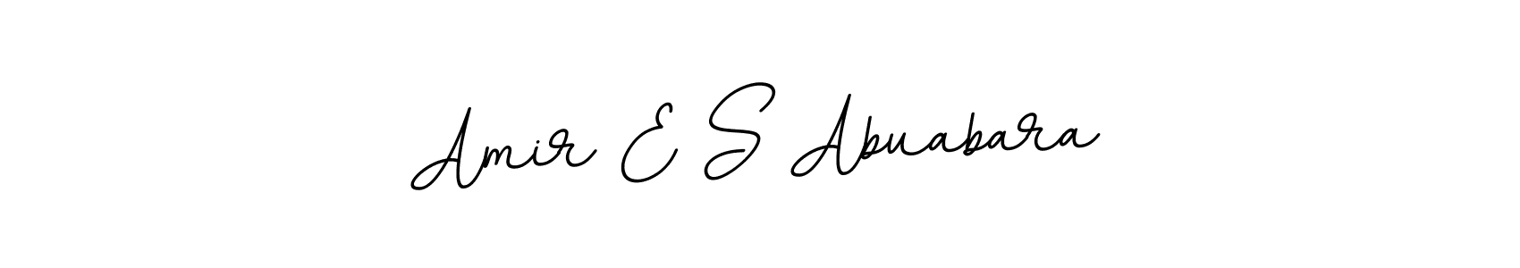 if you are searching for the best signature style for your name Amir E S Abuabara. so please give up your signature search. here we have designed multiple signature styles  using BallpointsItalic-DORy9. Amir E S Abuabara signature style 11 images and pictures png