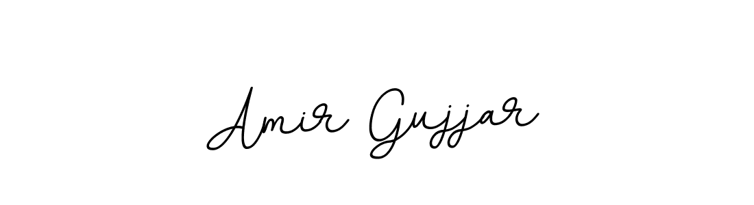 You should practise on your own different ways (BallpointsItalic-DORy9) to write your name (Amir Gujjar) in signature. don't let someone else do it for you. Amir Gujjar signature style 11 images and pictures png