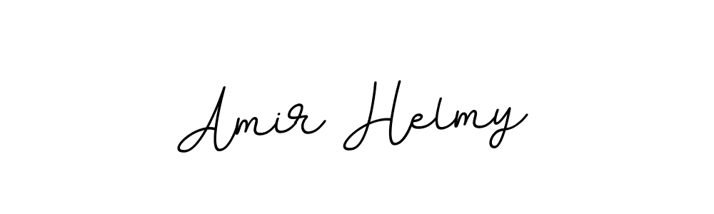 Create a beautiful signature design for name Amir Helmy. With this signature (BallpointsItalic-DORy9) fonts, you can make a handwritten signature for free. Amir Helmy signature style 11 images and pictures png