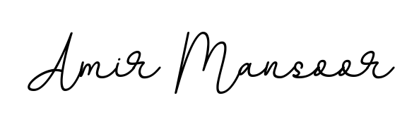 Get an exclusive digital autograph for Amir Mansoor. The BallpointsItalic-DORy9 typeface captures the charm of real penmanship on paper. Amir Mansoor signature style 11 images and pictures png