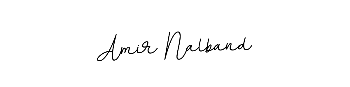 The best way (BallpointsItalic-DORy9) to make a short signature is to pick only two or three words in your name. The name Amir Nalband include a total of six letters. For converting this name. Amir Nalband signature style 11 images and pictures png