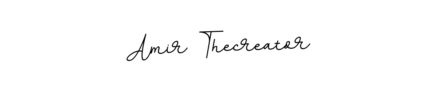 Make a beautiful signature design for name Amir Thecreator. With this signature (BallpointsItalic-DORy9) style, you can create a handwritten signature for free. Amir Thecreator signature style 11 images and pictures png