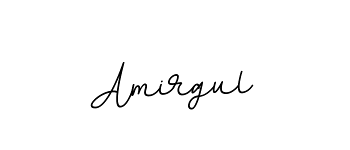 How to make Amirgul signature? BallpointsItalic-DORy9 is a professional autograph style. Create handwritten signature for Amirgul name. Amirgul signature style 11 images and pictures png