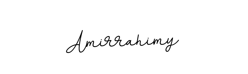 The best way (BallpointsItalic-DORy9) to make a short signature is to pick only two or three words in your name. The name Amirrahimy include a total of six letters. For converting this name. Amirrahimy signature style 11 images and pictures png