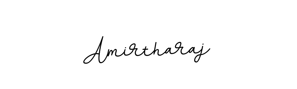 How to make Amirtharaj name signature. Use BallpointsItalic-DORy9 style for creating short signs online. This is the latest handwritten sign. Amirtharaj signature style 11 images and pictures png