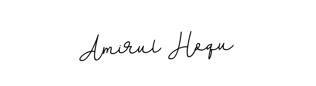 Make a beautiful signature design for name Amirul Hoqu. With this signature (BallpointsItalic-DORy9) style, you can create a handwritten signature for free. Amirul Hoqu signature style 11 images and pictures png