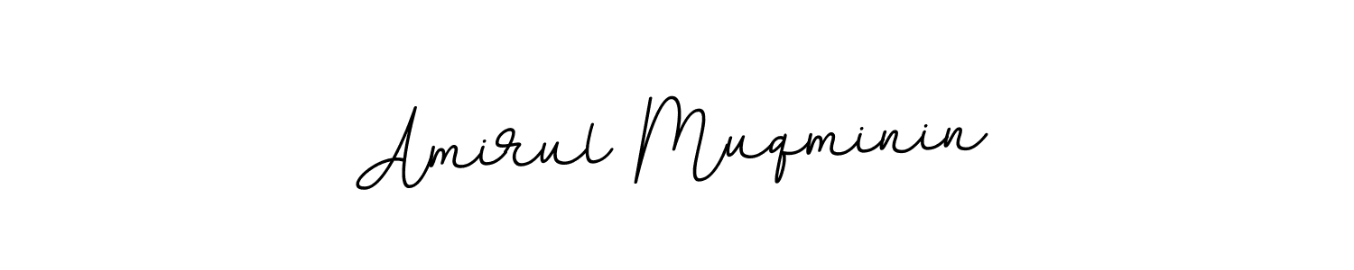 Amirul Muqminin stylish signature style. Best Handwritten Sign (BallpointsItalic-DORy9) for my name. Handwritten Signature Collection Ideas for my name Amirul Muqminin. Amirul Muqminin signature style 11 images and pictures png