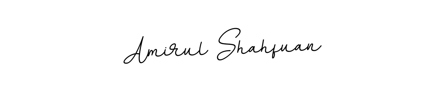 How to Draw Amirul Shahfuan signature style? BallpointsItalic-DORy9 is a latest design signature styles for name Amirul Shahfuan. Amirul Shahfuan signature style 11 images and pictures png