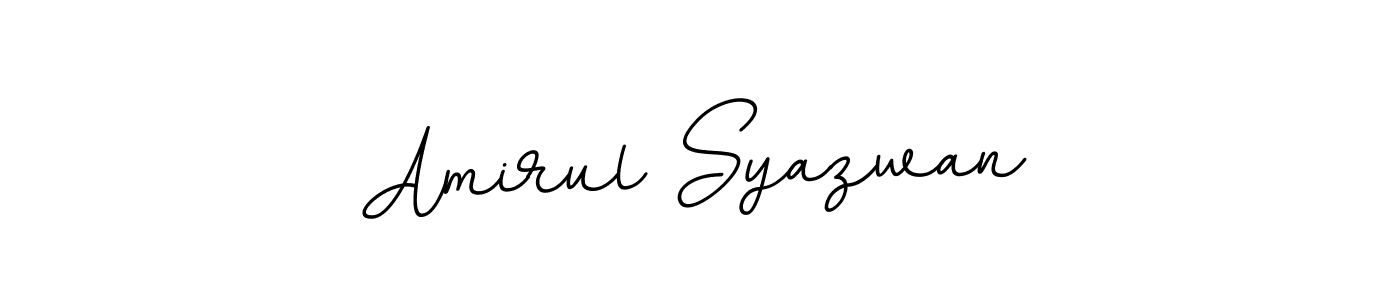 Similarly BallpointsItalic-DORy9 is the best handwritten signature design. Signature creator online .You can use it as an online autograph creator for name Amirul Syazwan. Amirul Syazwan signature style 11 images and pictures png