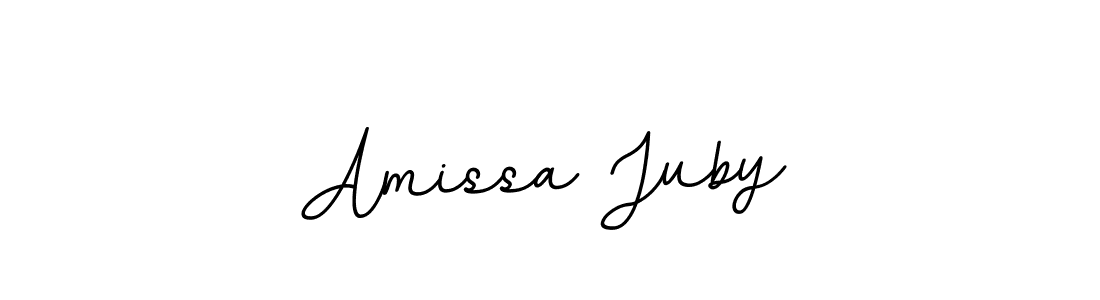 Make a beautiful signature design for name Amissa Juby. With this signature (BallpointsItalic-DORy9) style, you can create a handwritten signature for free. Amissa Juby signature style 11 images and pictures png