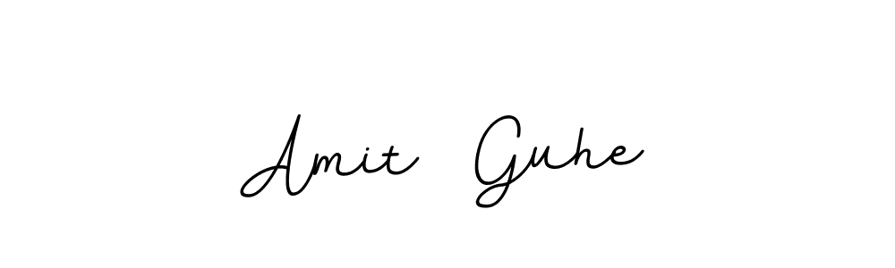 The best way (BallpointsItalic-DORy9) to make a short signature is to pick only two or three words in your name. The name Amit  Guhe include a total of six letters. For converting this name. Amit  Guhe signature style 11 images and pictures png
