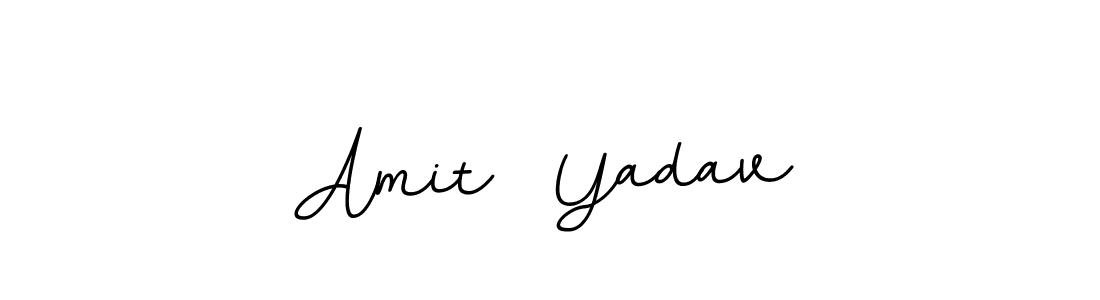 Design your own signature with our free online signature maker. With this signature software, you can create a handwritten (BallpointsItalic-DORy9) signature for name Amit  Yadav. Amit  Yadav signature style 11 images and pictures png