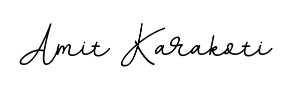 The BallpointsItalic-DORy9 font transforms the name Amit Karakoti into an executive sign with sharp precision and distinguished character. Amit Karakoti signature style 11 images and pictures png