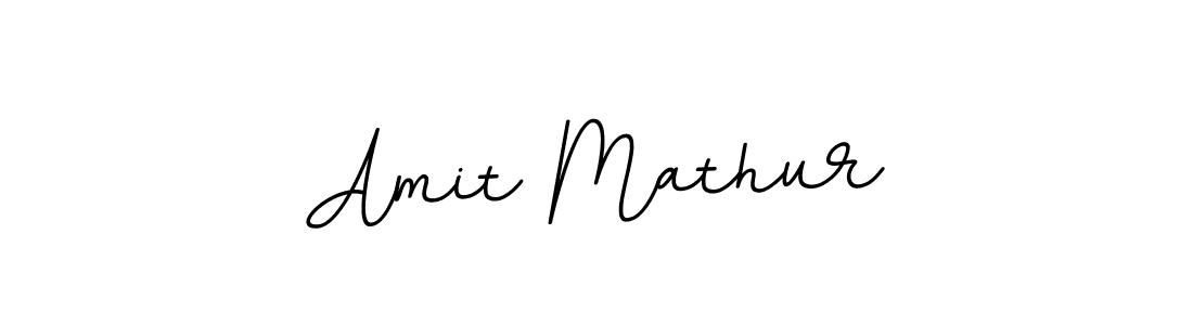 How to make Amit Mathur name signature. Use BallpointsItalic-DORy9 style for creating short signs online. This is the latest handwritten sign. Amit Mathur signature style 11 images and pictures png