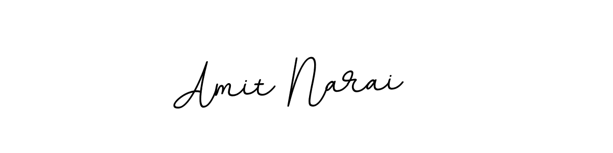 The best way (BallpointsItalic-DORy9) to make a short signature is to pick only two or three words in your name. The name Amit Narai   include a total of six letters. For converting this name. Amit Narai   signature style 11 images and pictures png