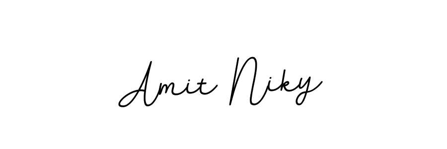 if you are searching for the best signature style for your name Amit Niky. so please give up your signature search. here we have designed multiple signature styles  using BallpointsItalic-DORy9. Amit Niky signature style 11 images and pictures png