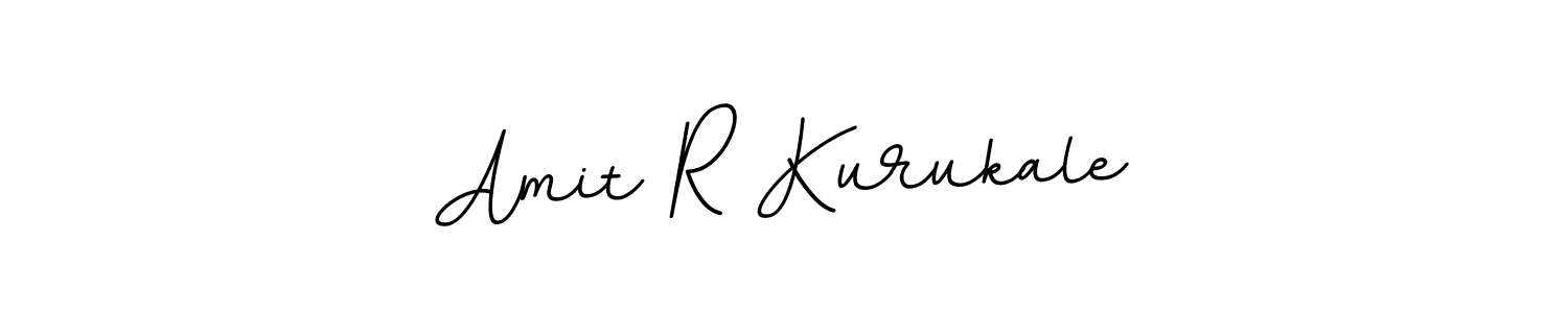 Make a beautiful signature design for name Amit R Kurukale. With this signature (BallpointsItalic-DORy9) style, you can create a handwritten signature for free. Amit R Kurukale signature style 11 images and pictures png
