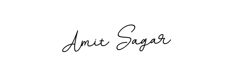 Use a signature maker to create a handwritten signature online. With this signature software, you can design (BallpointsItalic-DORy9) your own signature for name Amit Sagar. Amit Sagar signature style 11 images and pictures png