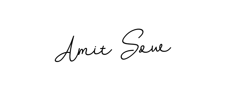 Create a beautiful signature design for name Amit Sow. With this signature (BallpointsItalic-DORy9) fonts, you can make a handwritten signature for free. Amit Sow signature style 11 images and pictures png