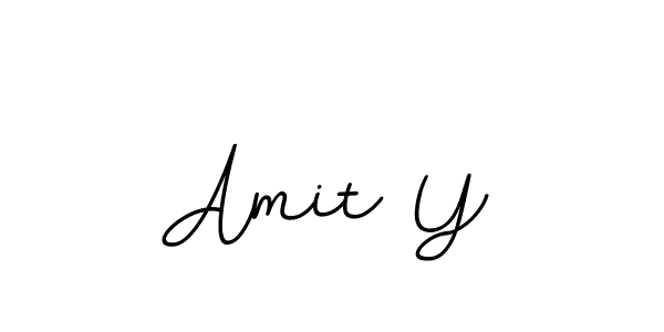 Design your own signature with our free online signature maker. With this signature software, you can create a handwritten (BallpointsItalic-DORy9) signature for name Amit Y. Amit Y signature style 11 images and pictures png