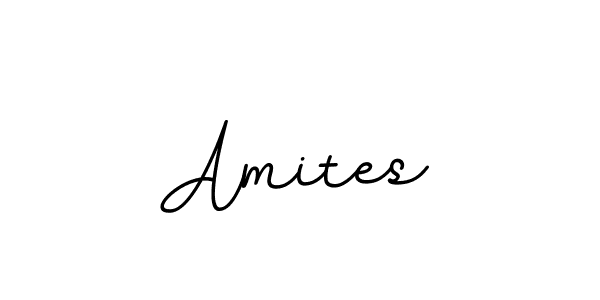 Use a signature maker to create a handwritten signature online. With this signature software, you can design (BallpointsItalic-DORy9) your own signature for name Amites. Amites signature style 11 images and pictures png