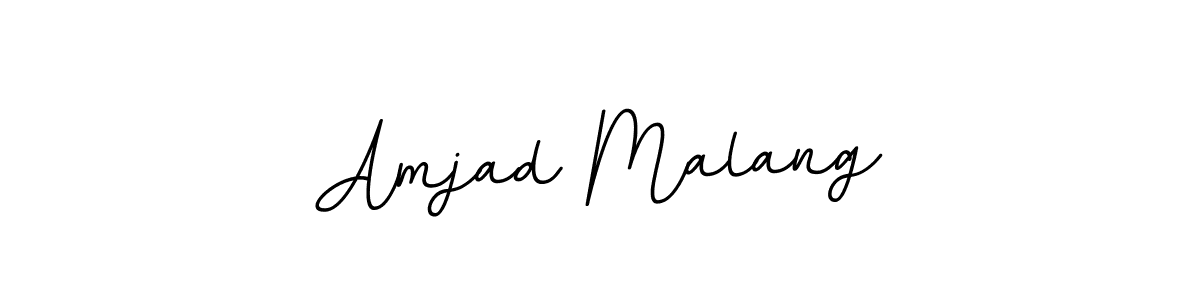 Make a beautiful signature design for name Amjad Malang. Use this online signature maker to create a handwritten signature for free. Amjad Malang signature style 11 images and pictures png