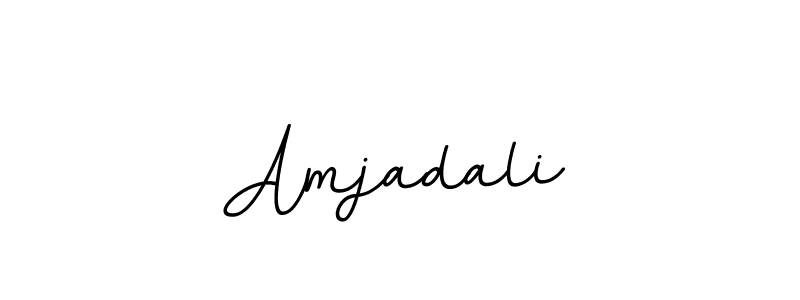 Make a beautiful signature design for name Amjadali. With this signature (BallpointsItalic-DORy9) style, you can create a handwritten signature for free. Amjadali signature style 11 images and pictures png