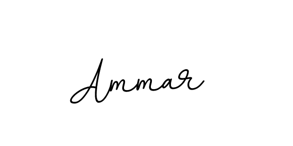 Design your own signature with our free online signature maker. With this signature software, you can create a handwritten (BallpointsItalic-DORy9) signature for name Ammar . Ammar  signature style 11 images and pictures png