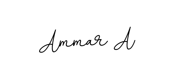 Create a beautiful signature design for name Ammar A. With this signature (BallpointsItalic-DORy9) fonts, you can make a handwritten signature for free. Ammar A signature style 11 images and pictures png