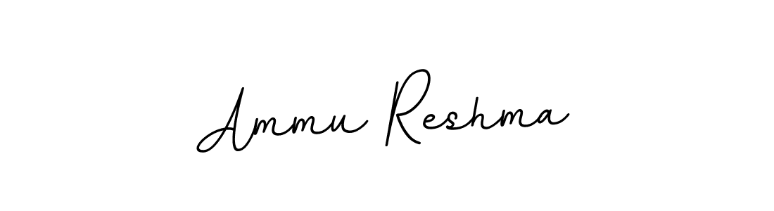 Create a beautiful signature design for name Ammu Reshma. With this signature (BallpointsItalic-DORy9) fonts, you can make a handwritten signature for free. Ammu Reshma signature style 11 images and pictures png