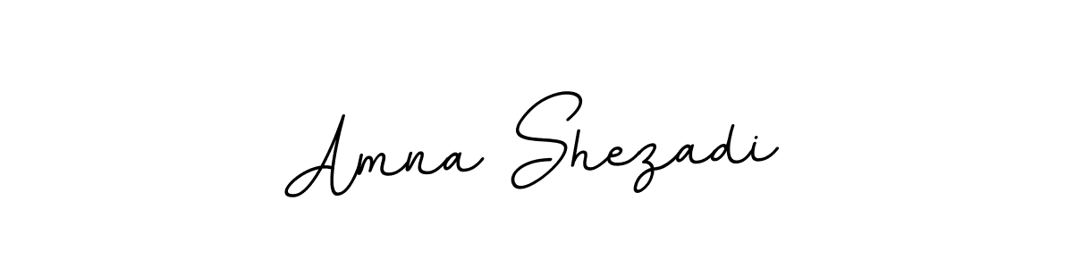 Create a beautiful signature design for name Amna Shezadi. With this signature (BallpointsItalic-DORy9) fonts, you can make a handwritten signature for free. Amna Shezadi signature style 11 images and pictures png