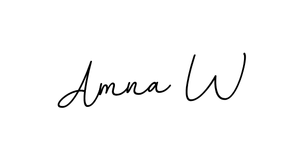 Here are the top 10 professional signature styles for the name Amna W. These are the best autograph styles you can use for your name. Amna W signature style 11 images and pictures png