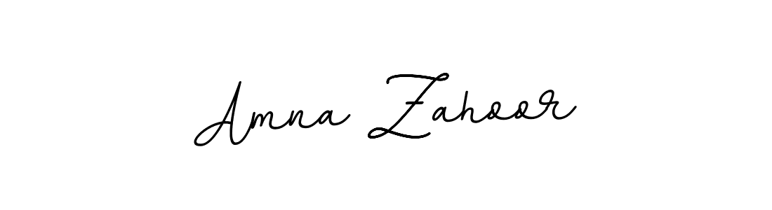 Design your own signature with our free online signature maker. With this signature software, you can create a handwritten (BallpointsItalic-DORy9) signature for name Amna Zahoor. Amna Zahoor signature style 11 images and pictures png