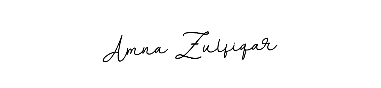 You should practise on your own different ways (BallpointsItalic-DORy9) to write your name (Amna Zulfiqar) in signature. don't let someone else do it for you. Amna Zulfiqar signature style 11 images and pictures png