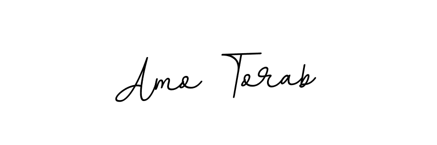 How to make Amo Torab name signature. Use BallpointsItalic-DORy9 style for creating short signs online. This is the latest handwritten sign. Amo Torab signature style 11 images and pictures png